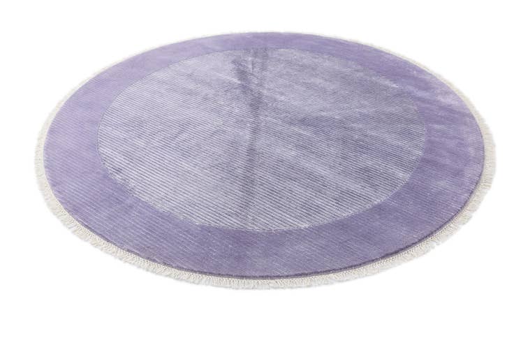 Detail image of 6' 7 x 6' 7 Hand Knotted Darya Wool Round Rug