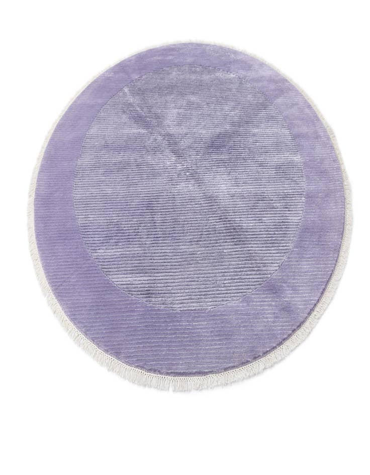 Detail image of 6' 7 x 6' 7 Hand Knotted Darya Wool Round Rug
