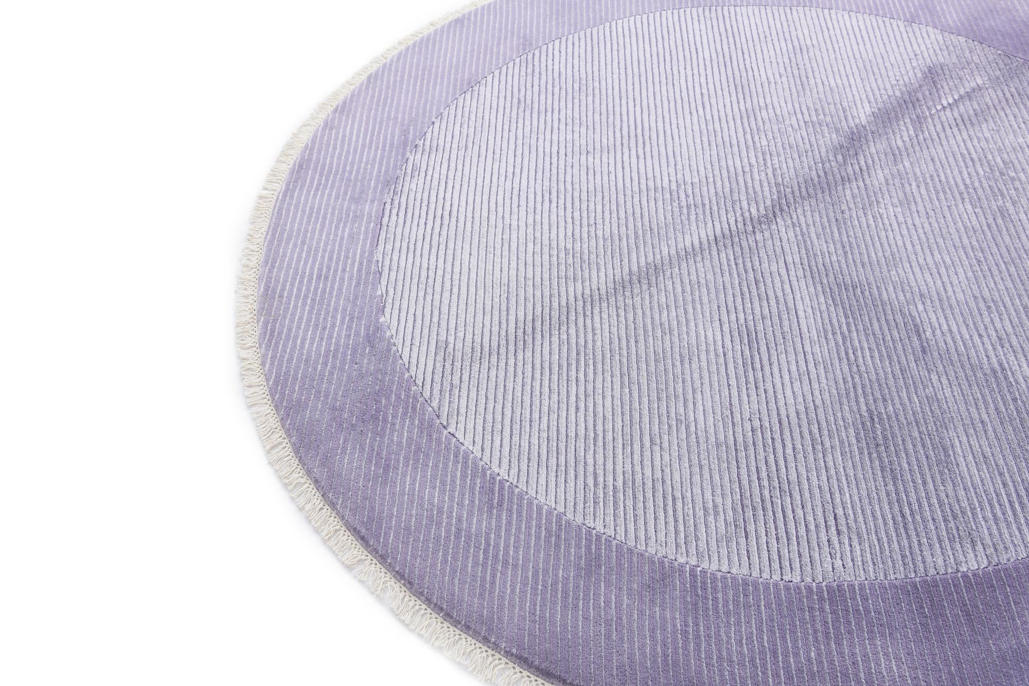 6' 7 x 6' 7 Hand Knotted Darya Wool Round Rug