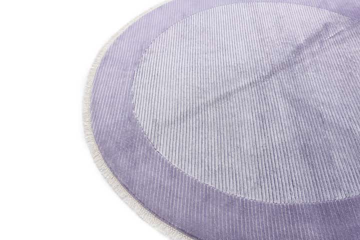 6' 7 x 6' 7 Hand Knotted Darya Wool Round Rug