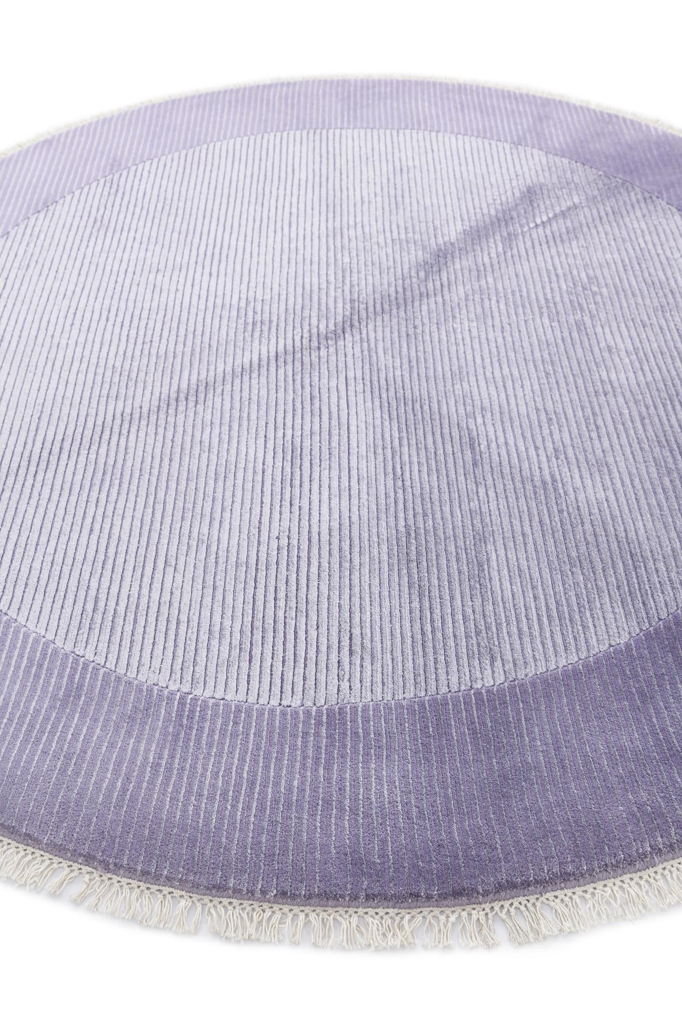 6' 7 x 6' 7 Hand Knotted Darya Wool Round Rug
