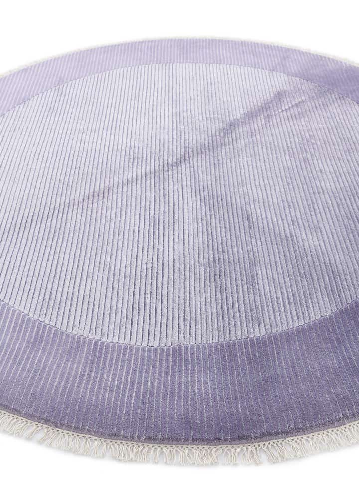6' 7 x 6' 7 Hand Knotted Darya Wool Round Rug