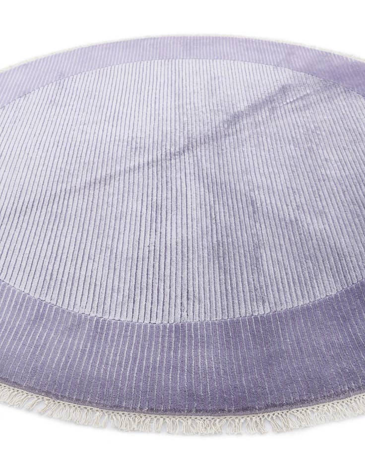 Detail image of 6' 7 x 6' 7 Hand Knotted Darya Wool Round Rug