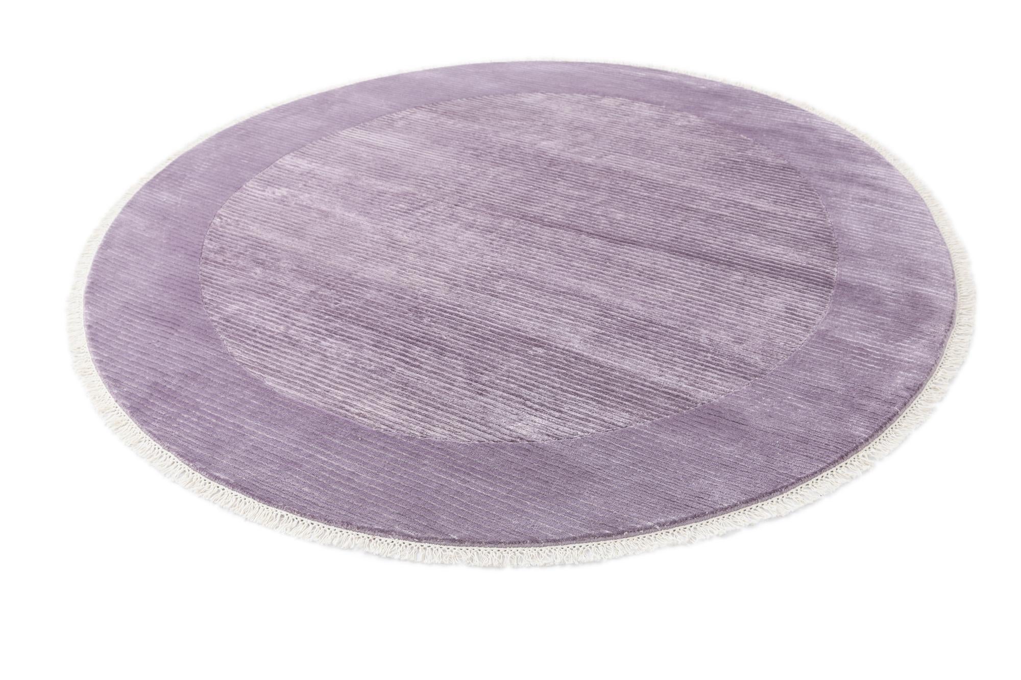 6' 6 x 6' 6 Hand Knotted Darya Wool Round Rug