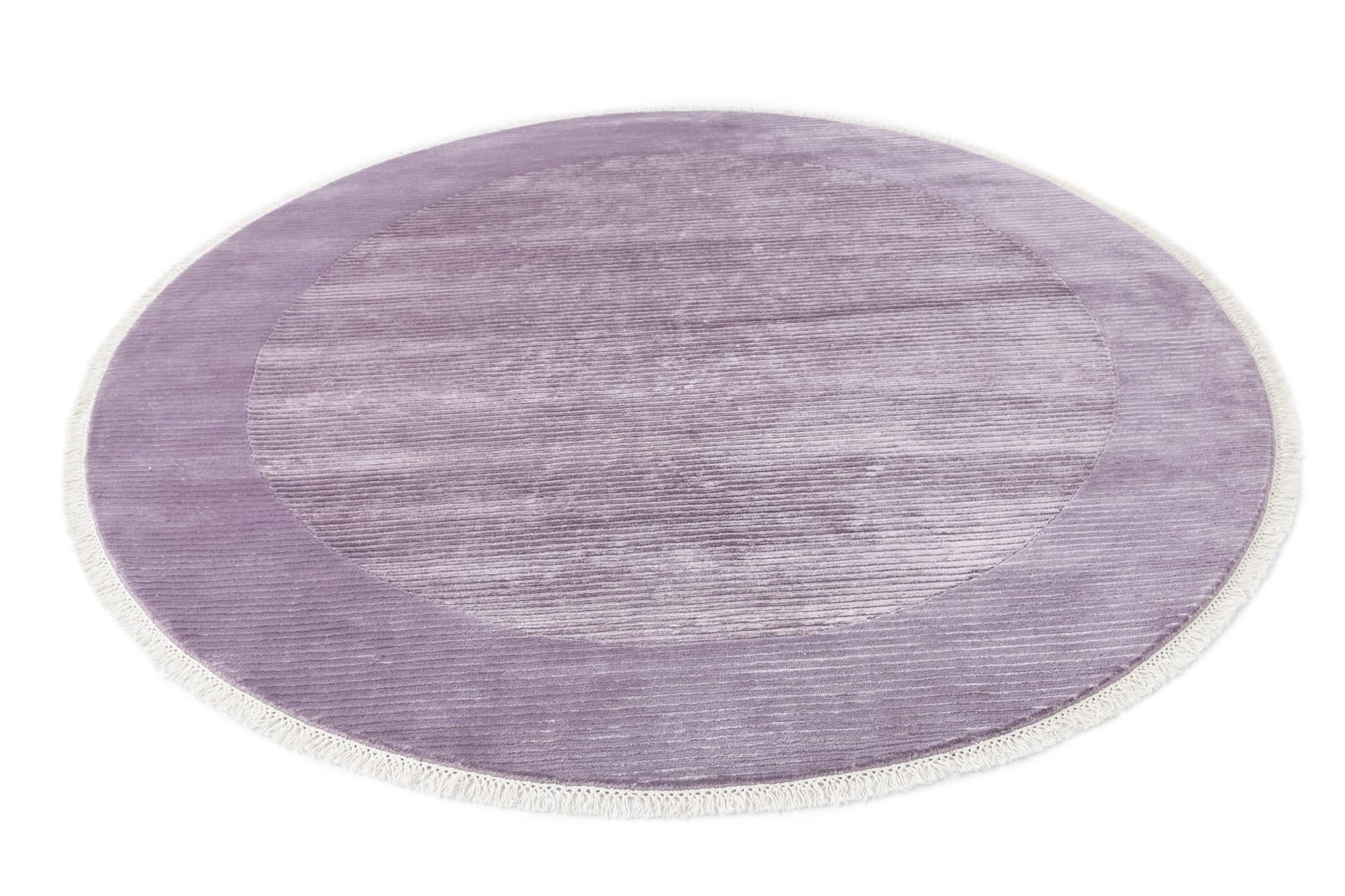 6' 6 x 6' 6 Hand Knotted Darya Wool Round Rug