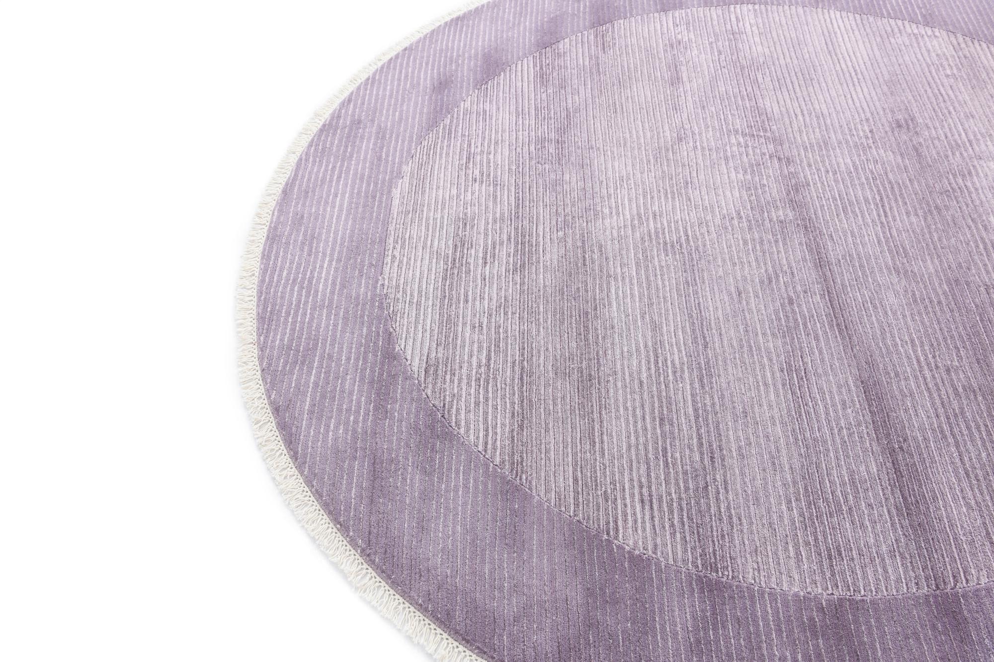 6' 6 x 6' 6 Hand Knotted Darya Wool Round Rug
