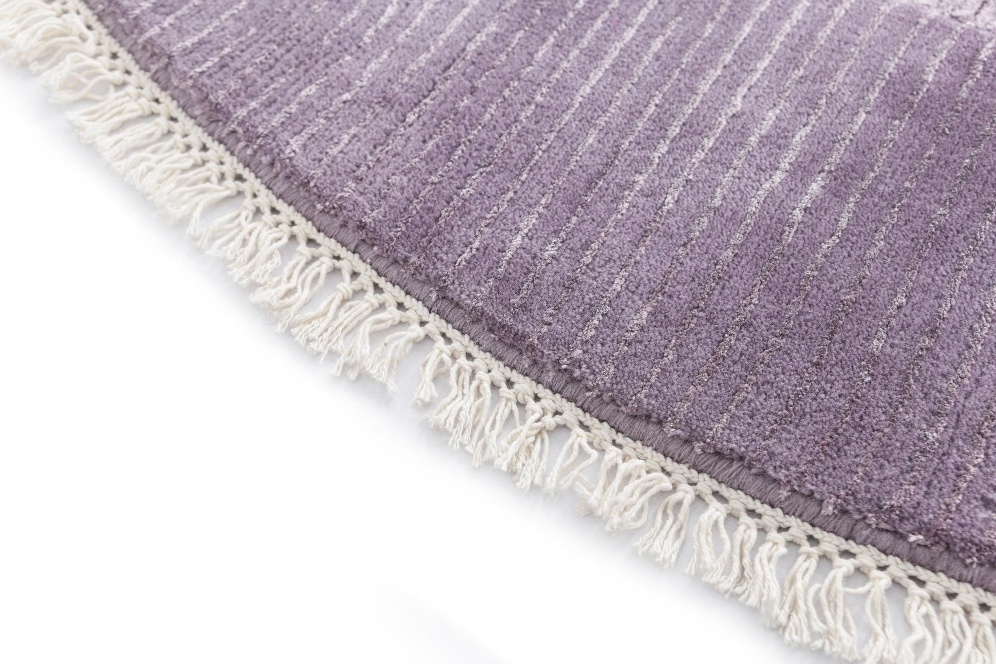 6' 6 x 6' 6 Hand Knotted Darya Wool Round Rug