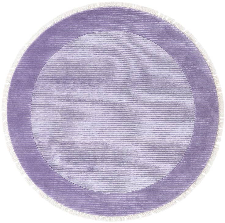 Detail image of 4' 9 x 4' 9 Hand Knotted Darya Wool Round Rug