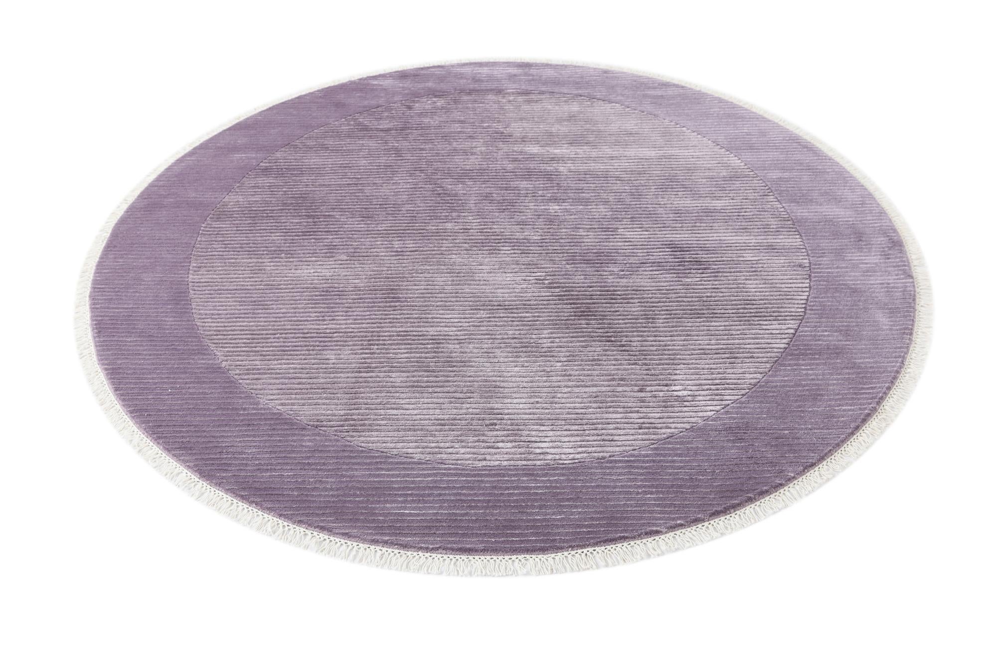 6' 5 x 6' 5 Hand Knotted Darya Wool Round Rug