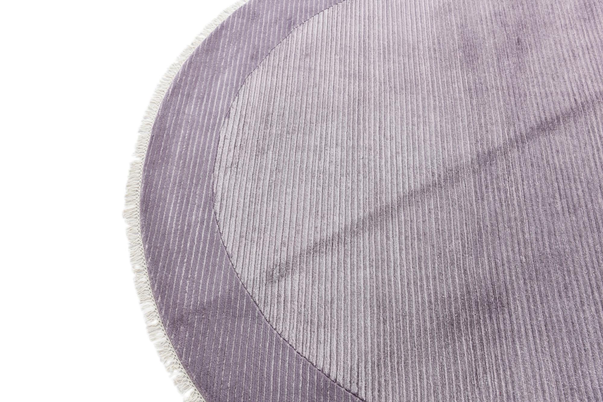 6' 5 x 6' 5 Hand Knotted Darya Wool Round Rug