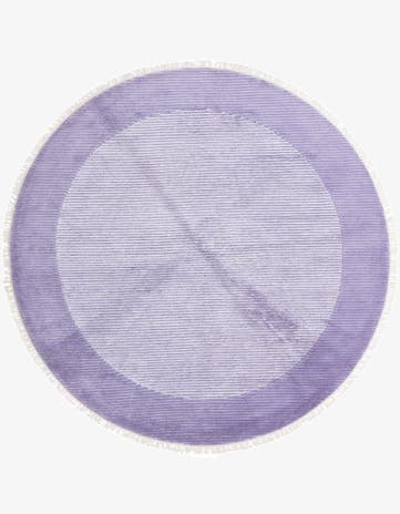 6' 7 x 6' 7 Hand Knotted Darya Wool Round Rug