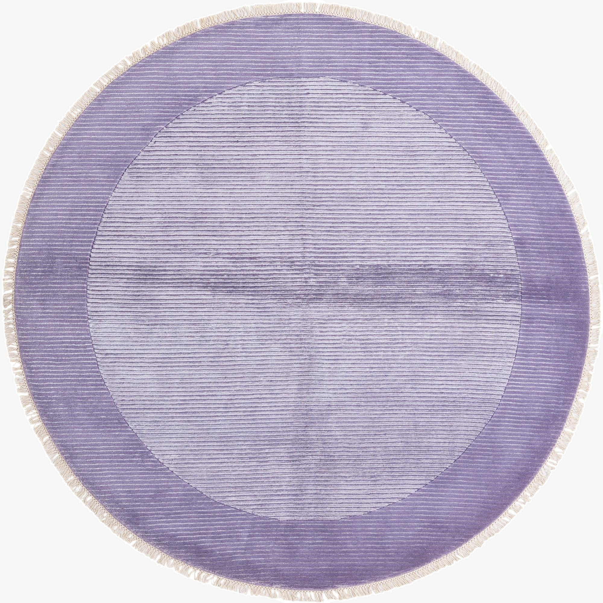 6' 6 x 6' 6  Hand Knotted Darya Wool Round Rug