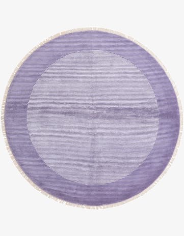 6' 6 x 6' 6 Hand Knotted Darya Wool Round Rug