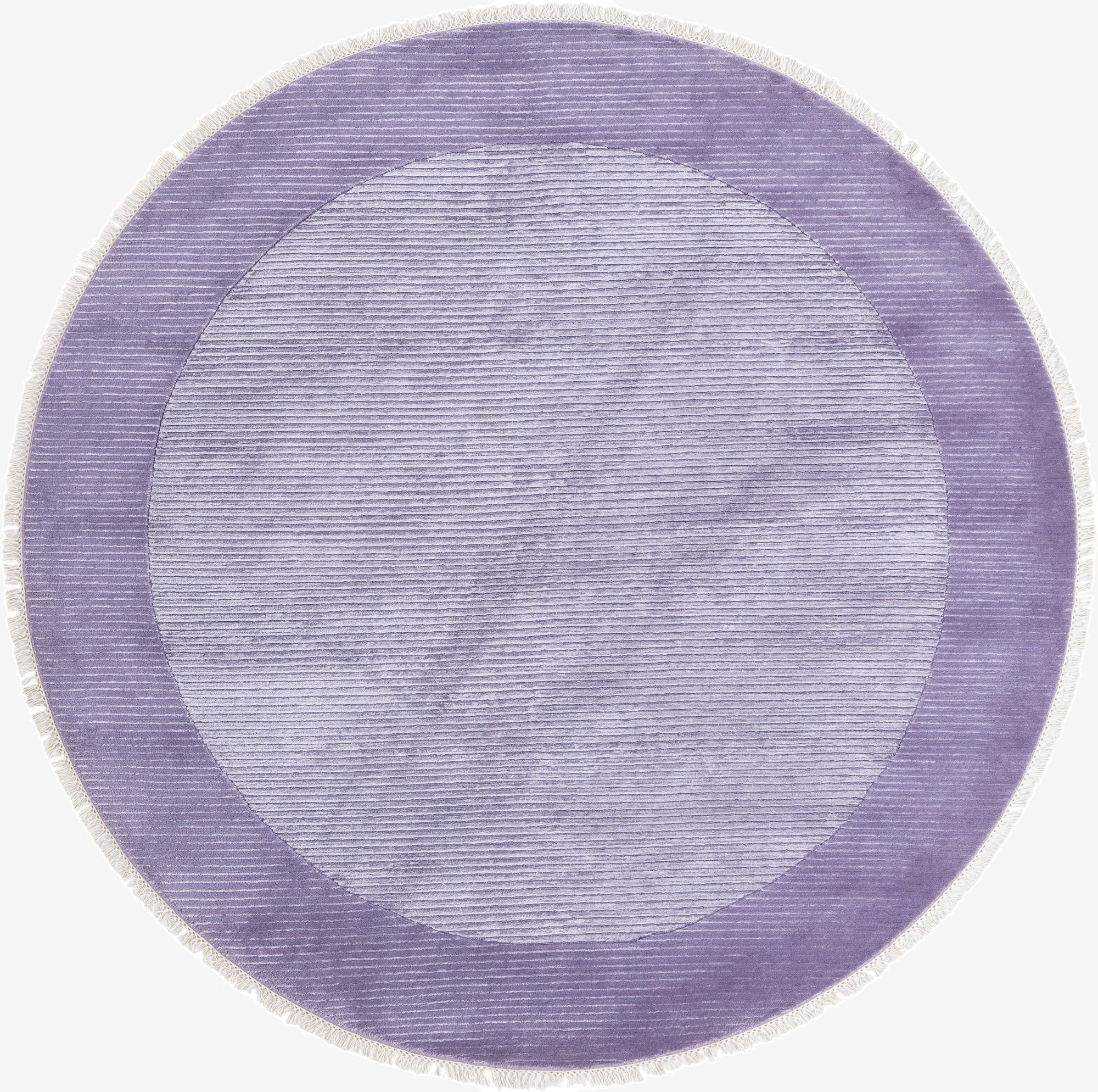 6' 6 x 6' 6  Hand Knotted Darya Wool Round Rug