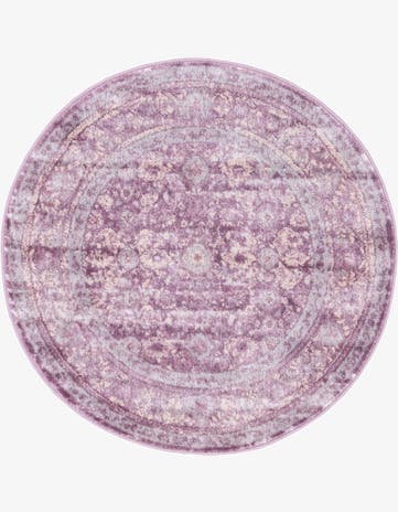Violet Estate Round Rug