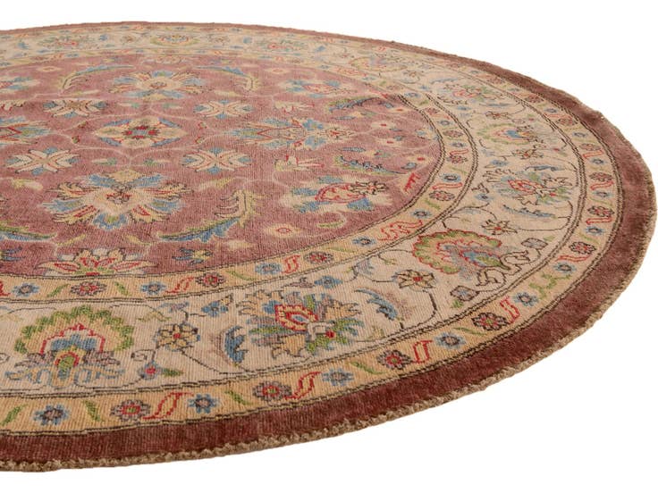 Detail image of 6' 6 x 6' 7 Hand Knotted Kazak Round Rug