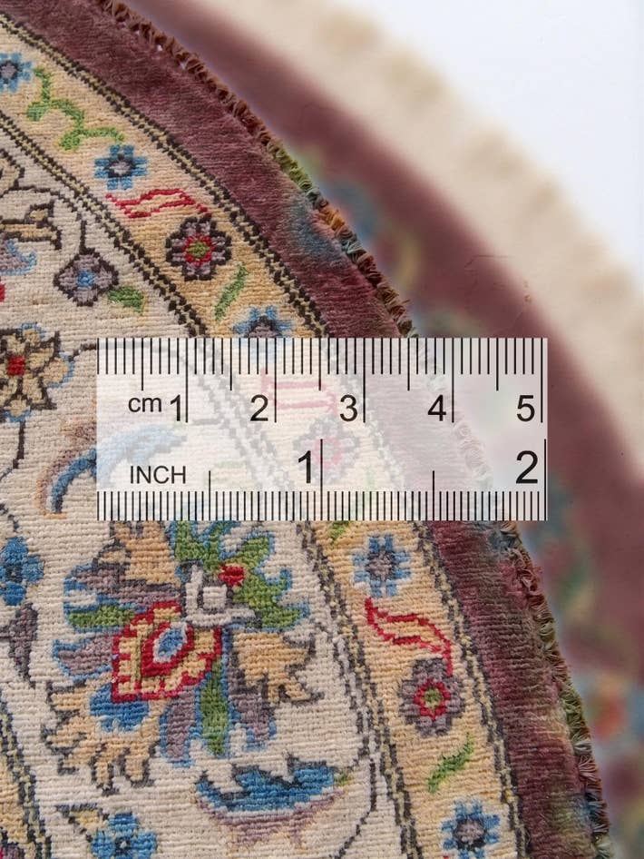 Detail image of 6' 6 x 6' 7 Hand Knotted Kazak Round Rug