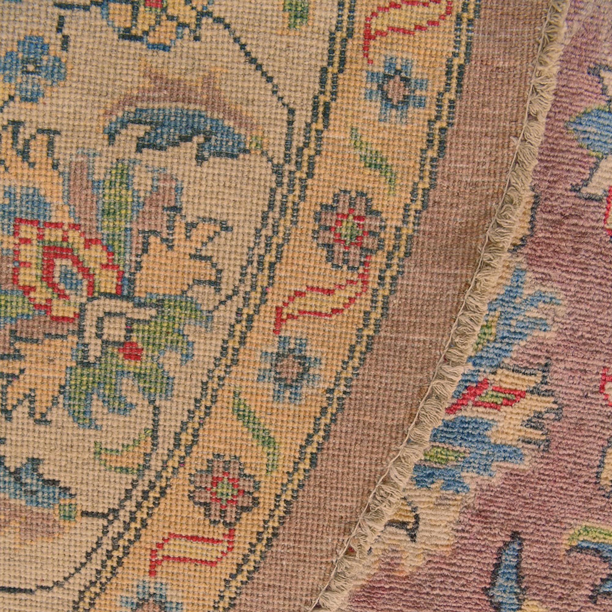Detail image 11 of 11: 6' 6 x 6' 7 Hand Knotted Kazak Round Rug