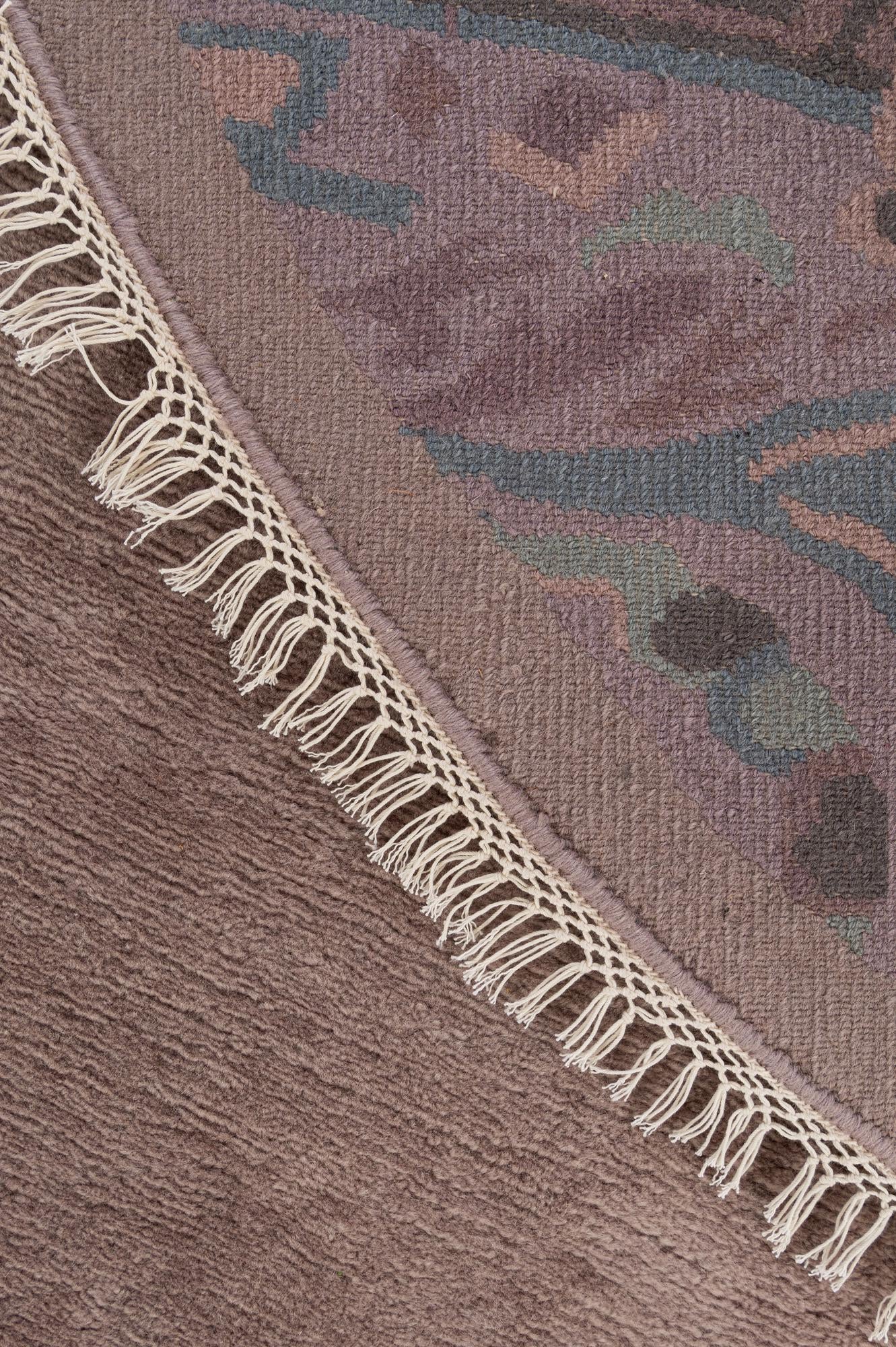 225cm x 225cm anudado a mano Tibet Alfombra Lana redondo