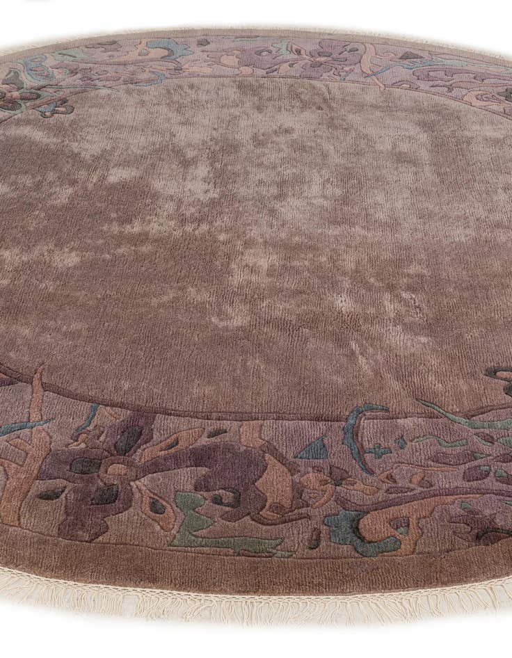 Detail image of 7' 5 x 7' 5  Hand Knotted Tibet Wool Round Rug