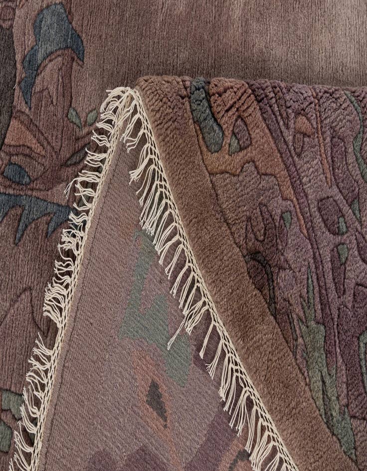 Detail image of 7' 5 x 7' 5  Hand Knotted Tibet Wool Round Rug