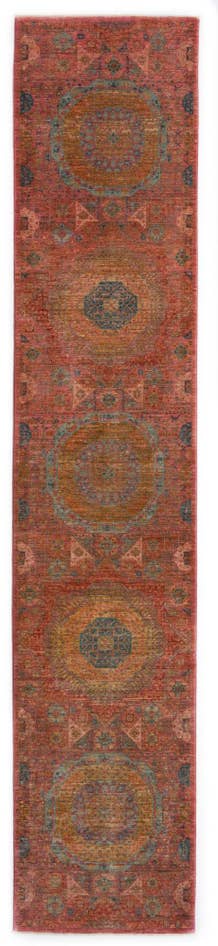 Detail image of 2' 7 x 12' 10 Amina Wool Runner Rug
