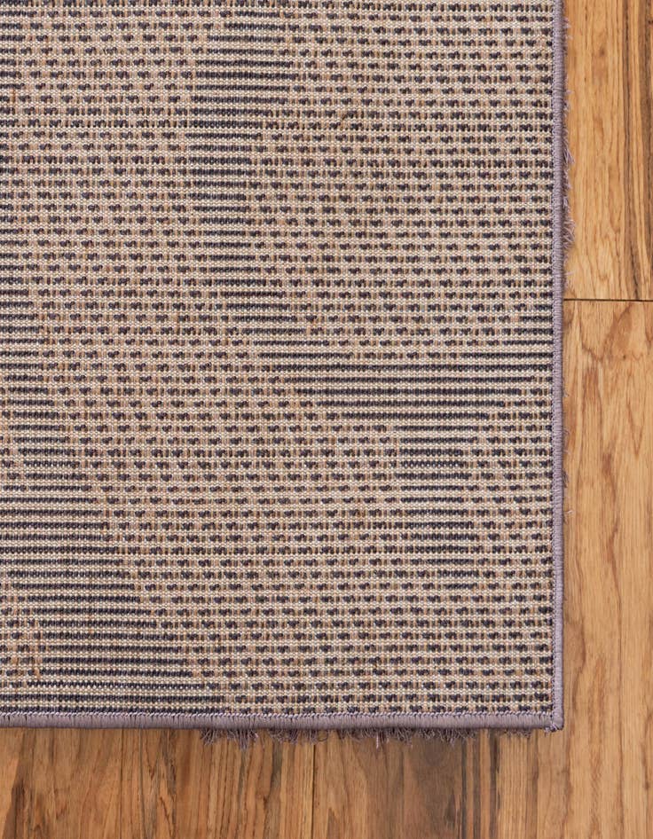 Detail image of 2' x 6' 9 Floral Shag Runner Rug