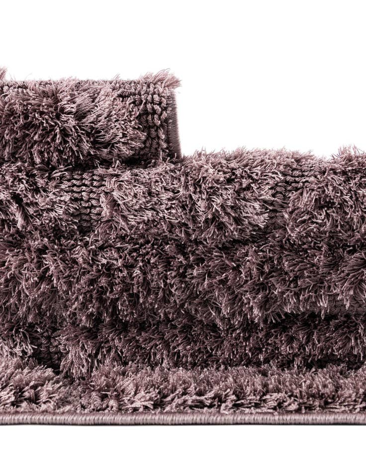 Detail image of 2' x 6' 9 Floral Shag Runner Rug