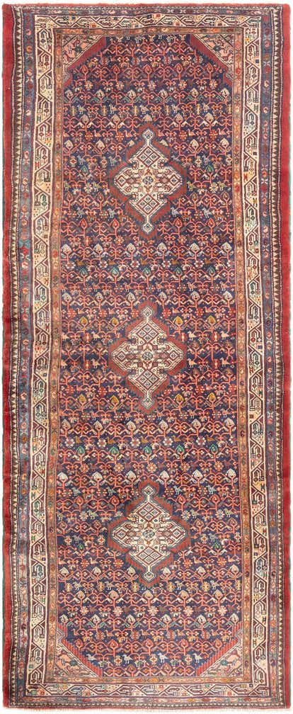 4' 3 x 10' 3 Hamedan Runner Rug