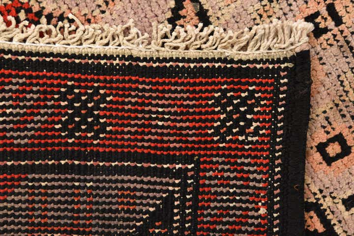 3' 6 x 7' 9 Hand Knotted Hamedan Persian Wool Runner Rug