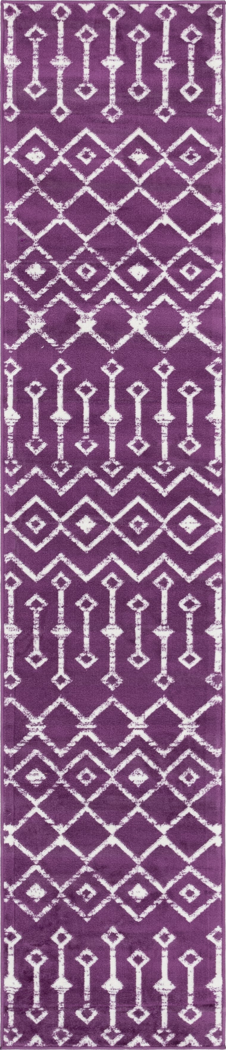2' x 9' 10 Kasbah Trellis Runner Rug