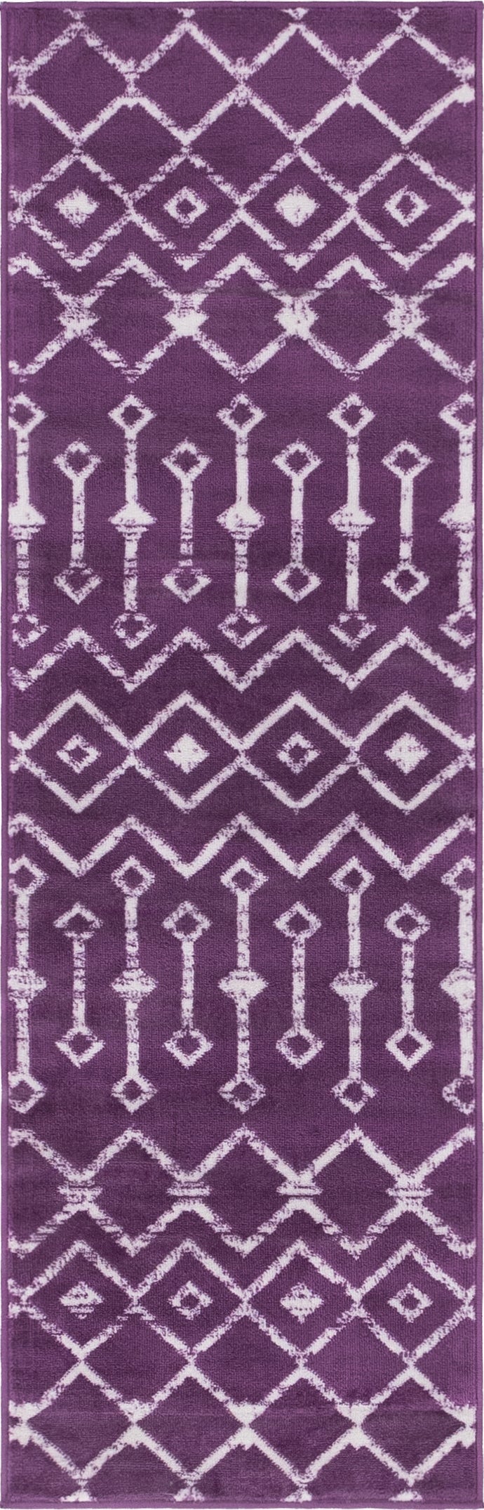 2' x 6' 7 Kasbah Trellis Runner Rug