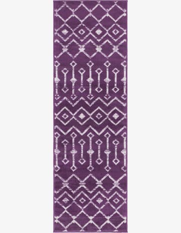 2' x 6' 7 Kasbah Trellis Runner Rug