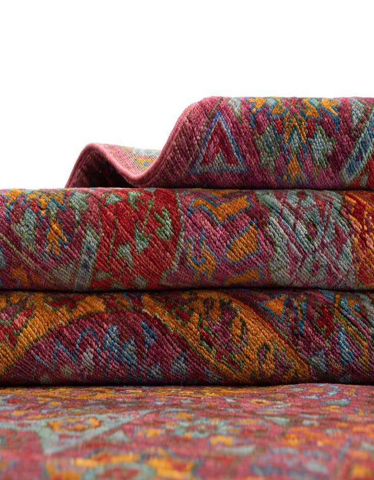 Detail image of 2' 8 x 8' Mamluk Wool Runner Rug