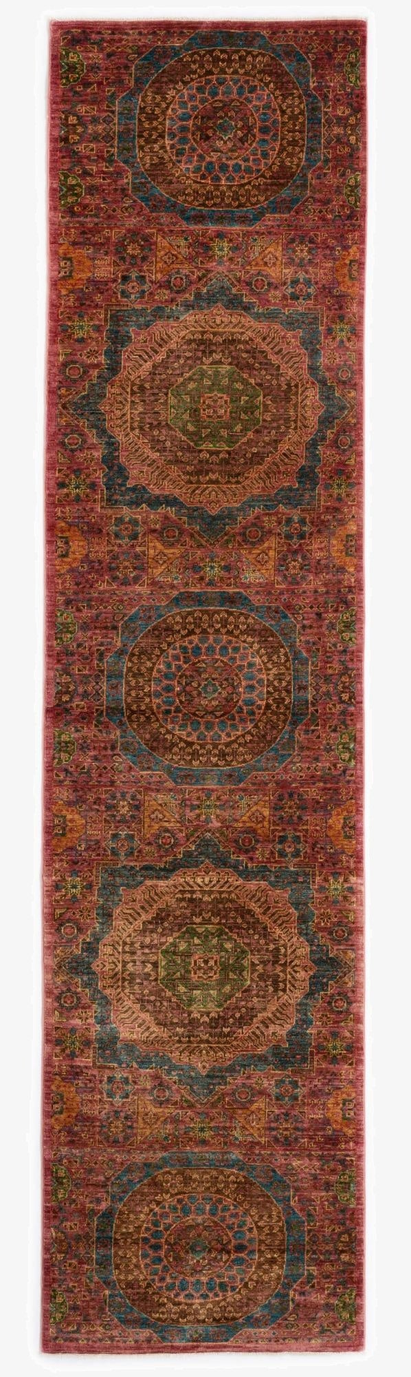 2' 9 x 11' 4 Mamluk Wool Runner Rug