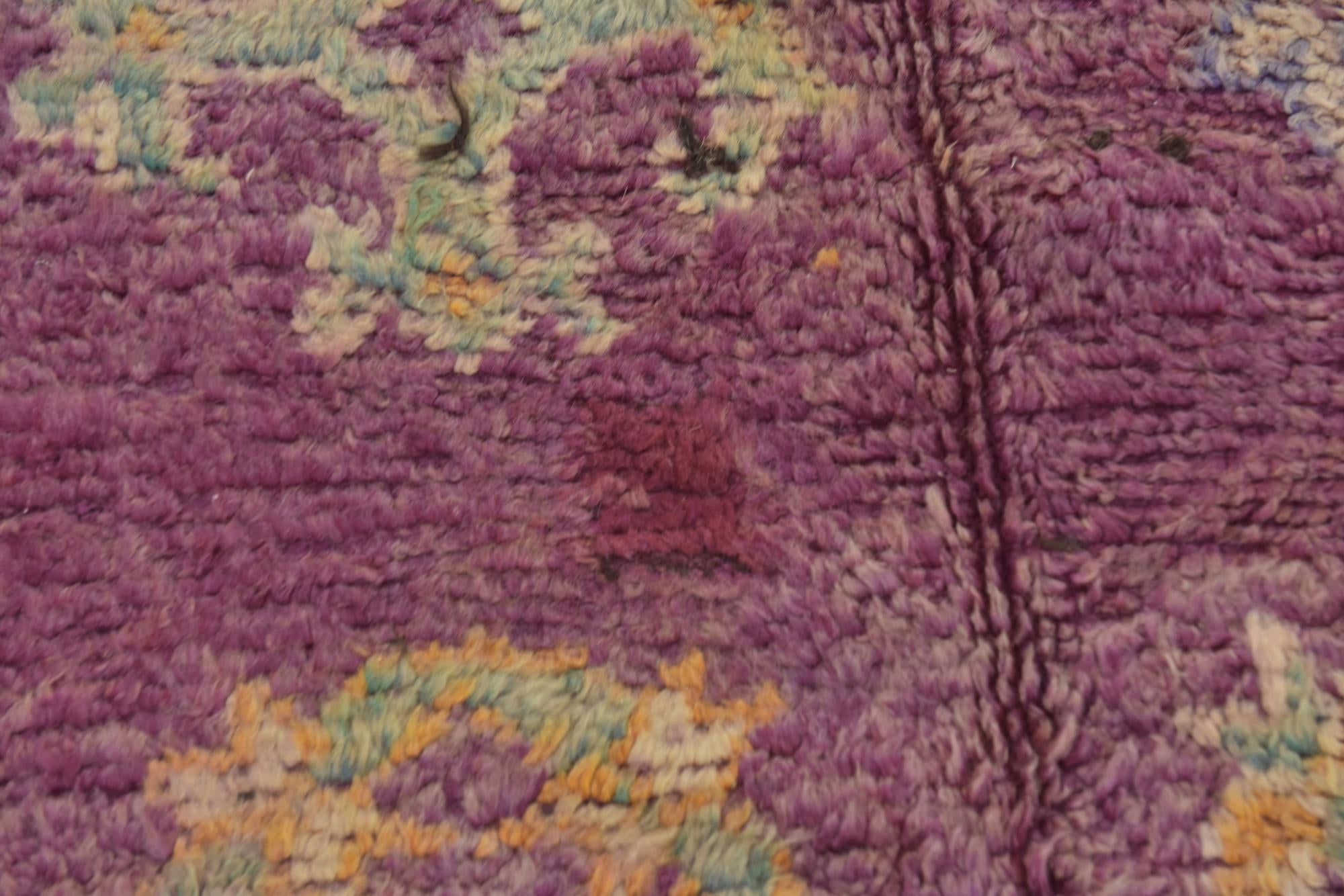 6' 6 x 15' 9 Hand Knotted Moroccan Wool Runner Rug