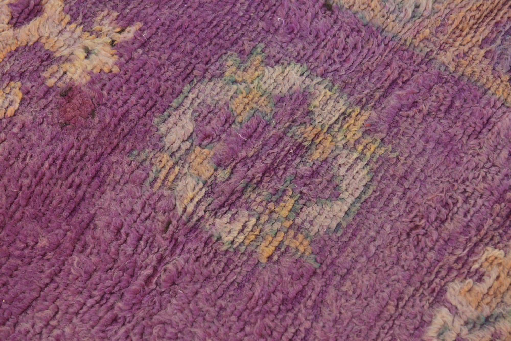 6' 6 x 15' 9 Hand Knotted Moroccan Wool Runner Rug