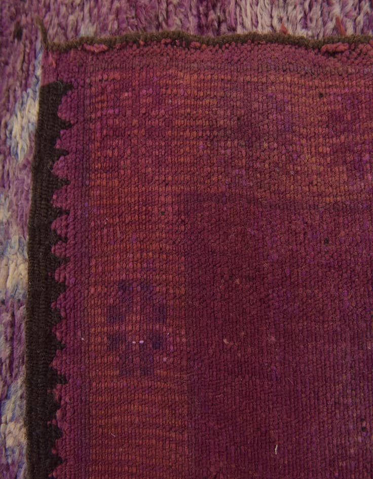 Detail image of 6' 6 x 15' 9  Hand Knotted Moroccan Wool Runner Rug