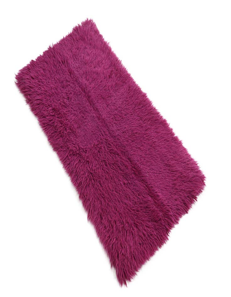 Detail image of 2' 1 x 3' 10  Hand Knotted Moroccan Wool Runner Rug