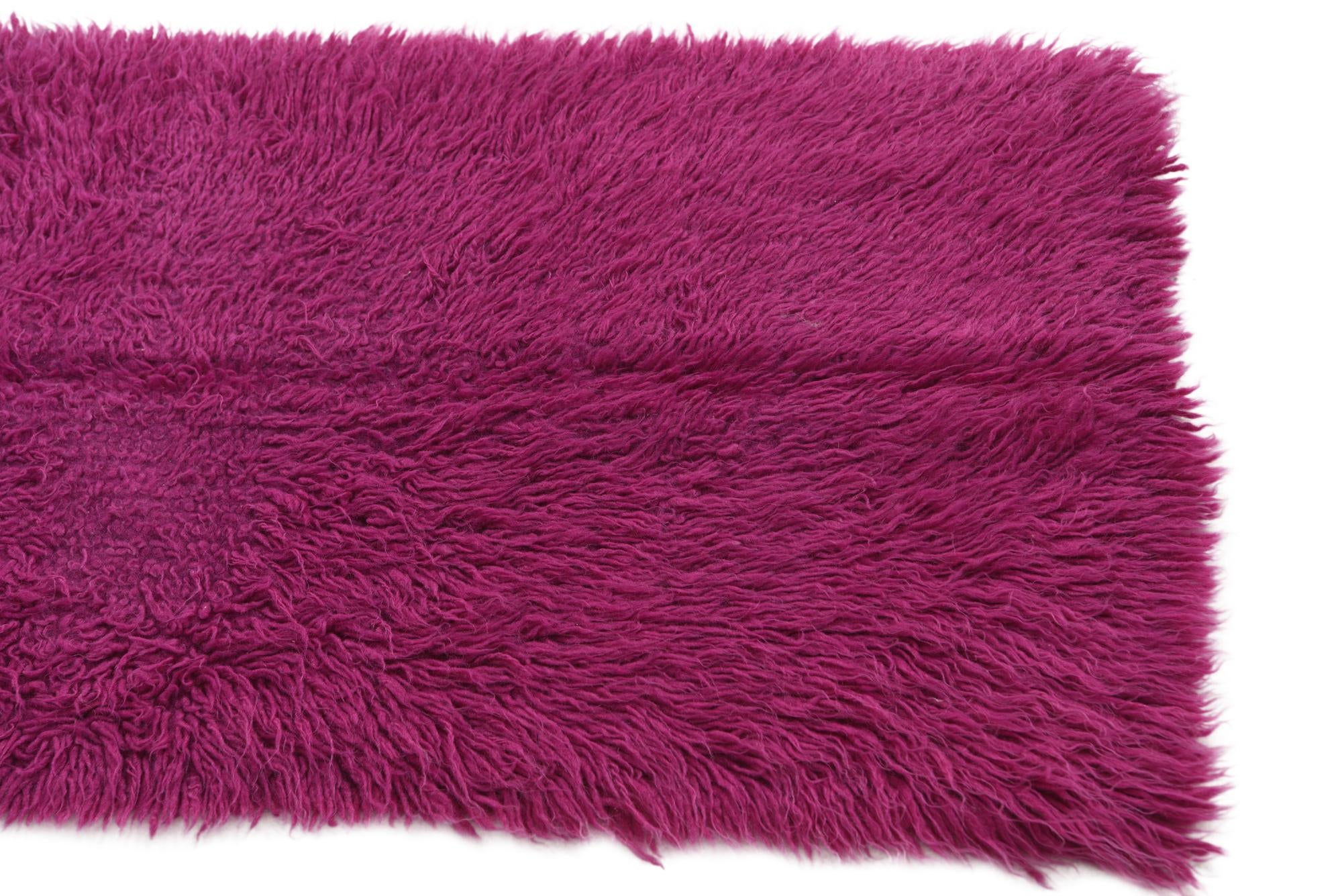 2' 1 x 3' 10 Hand Knotted Moroccan Wool Runner Rug
