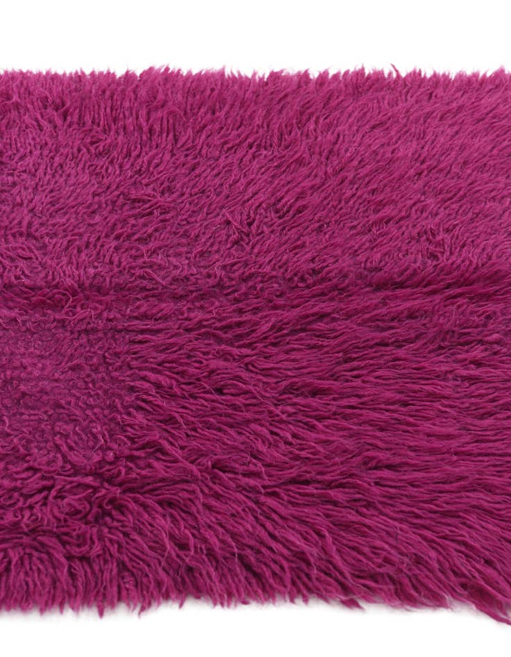 Detail image of 2' 1 x 3' 10  Hand Knotted Moroccan Wool Runner Rug