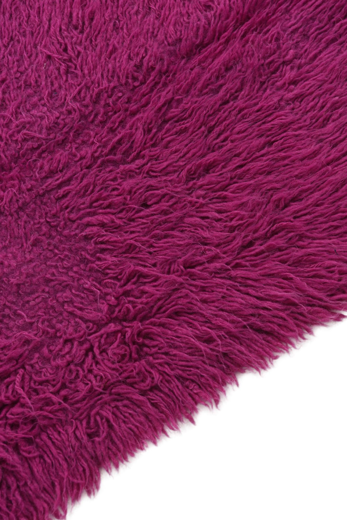 2' 1 x 3' 10 Hand Knotted Moroccan Wool Runner Rug