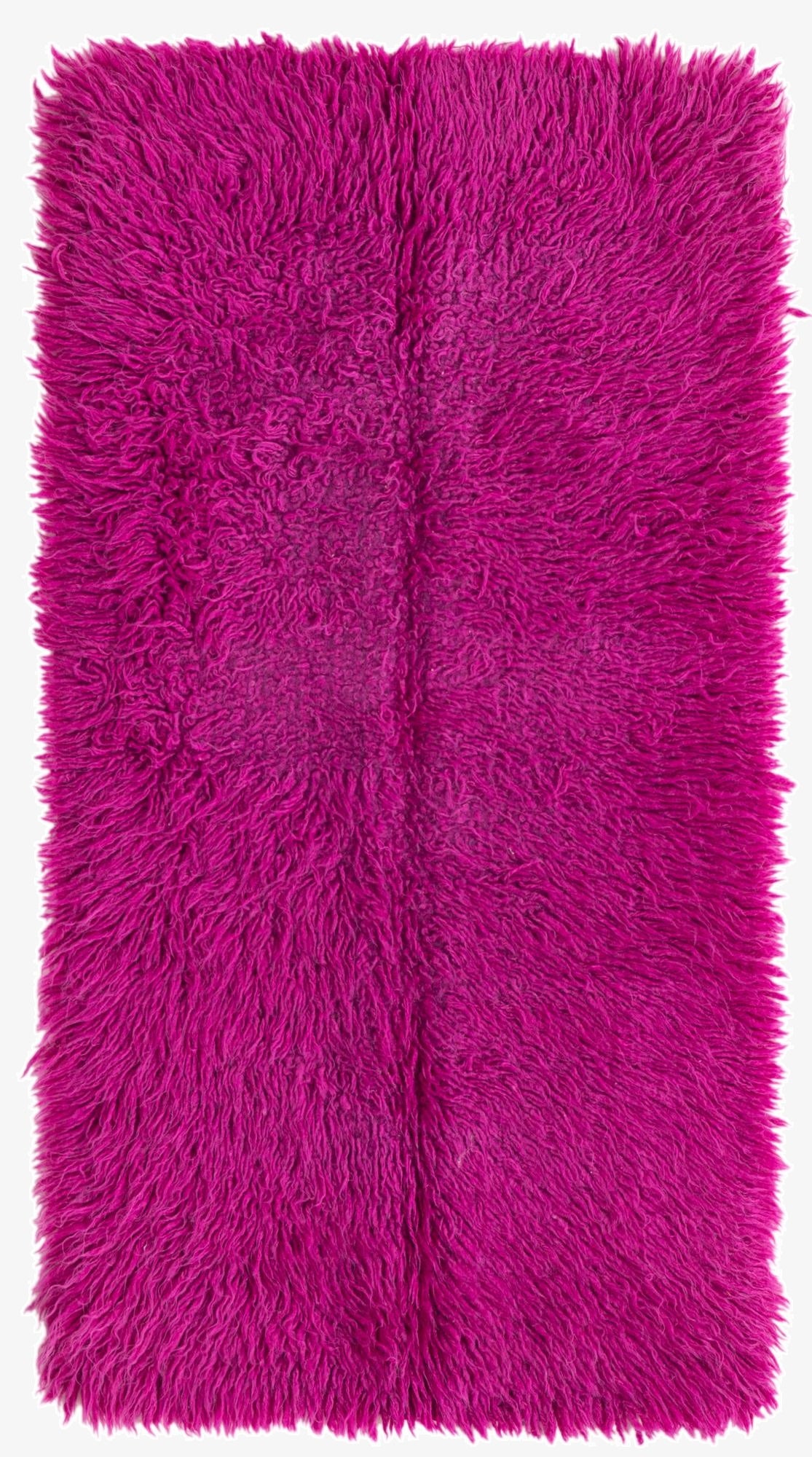 2' 1 x 3' 10  Hand Knotted Moroccan Wool Runner Rug