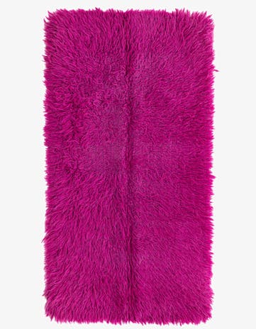 2' 1 x 3' 10 Hand Knotted Moroccan Wool Runner Rug