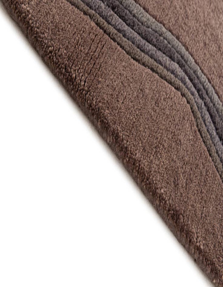 Detail image of 2' 4 x 5' 2 Hand Knotted Nepal Wool Runner Rug