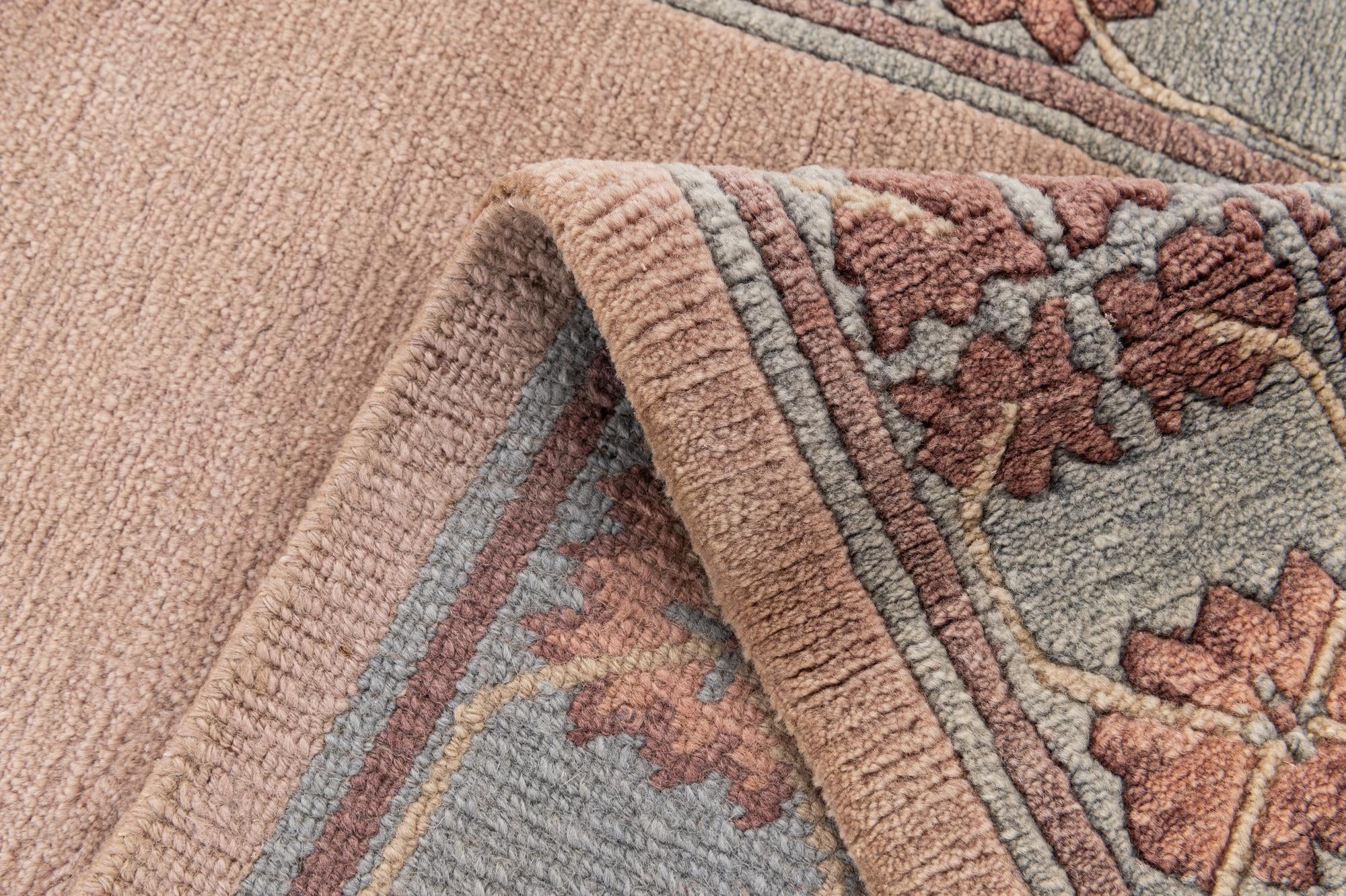 3' 1 x 5' 10 Hand Knotted Nepal Wool Runner Rug