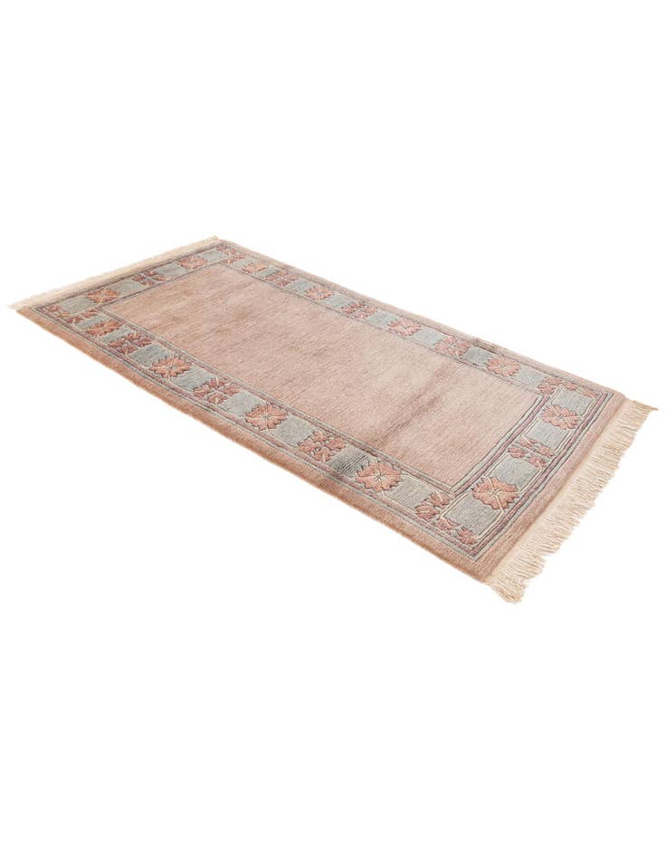Detail image of 3' 1 x 5' 10 Hand Knotted Nepal Wool Runner Rug