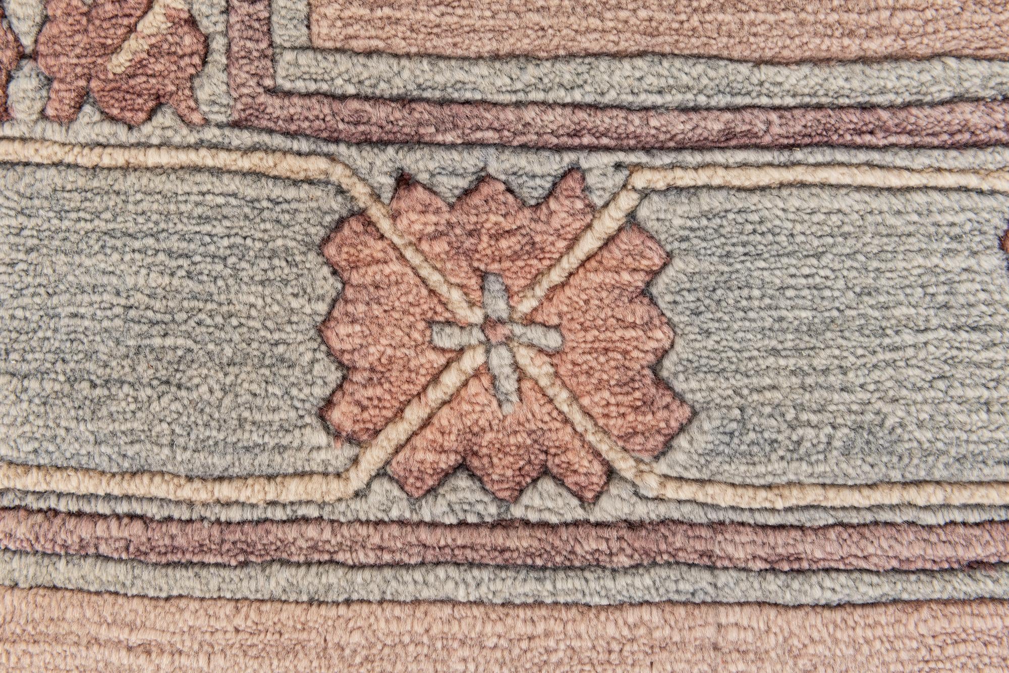 3' 1 x 5' 10 Hand Knotted Nepal Wool Runner Rug