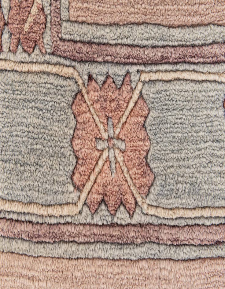 Detail image of 3' 1 x 5' 10  Hand Knotted Nepal Wool Runner Rug