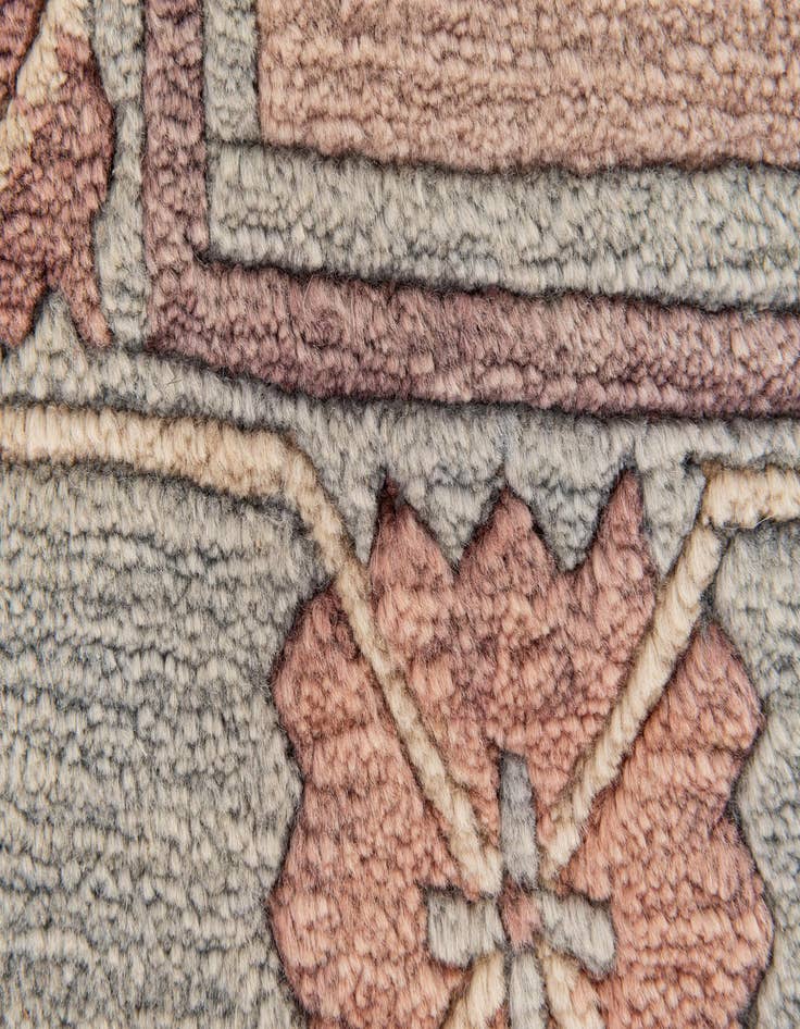 Detail image of 3' 1 x 5' 10  Hand Knotted Nepal Wool Runner Rug